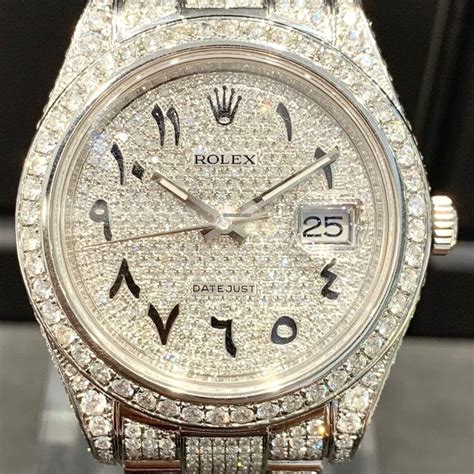 rolex arabic dial bust down